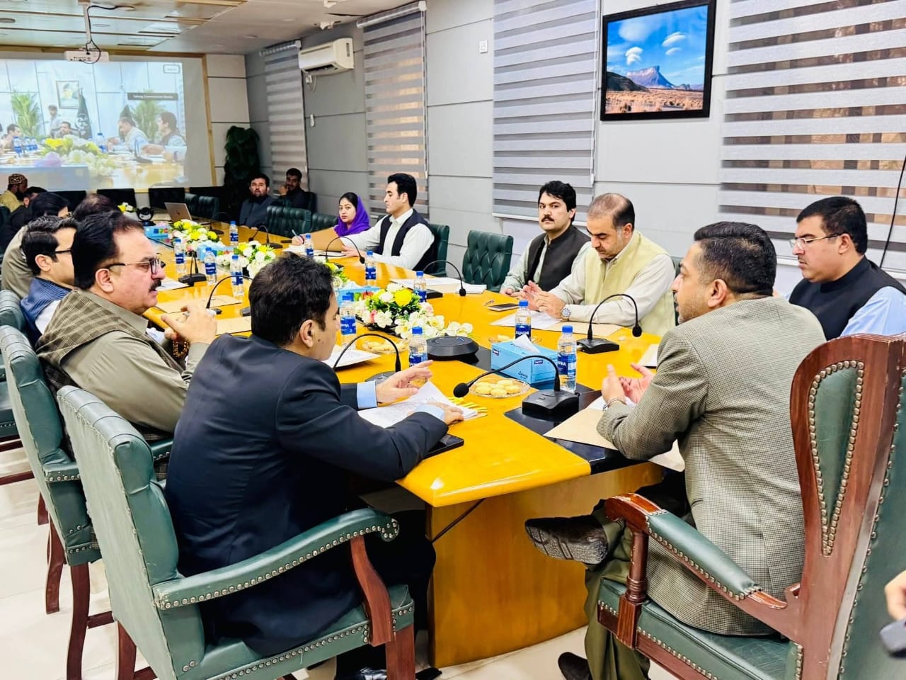 صوبائی وزیرداخلہ بلوچستان میرضیا اللہ لانگو کی زیرصدارت کاریزات کوضلع بنانے سے متعلق کمیٹی کا اجلاس ،تجاویز پر غور کیاگیا