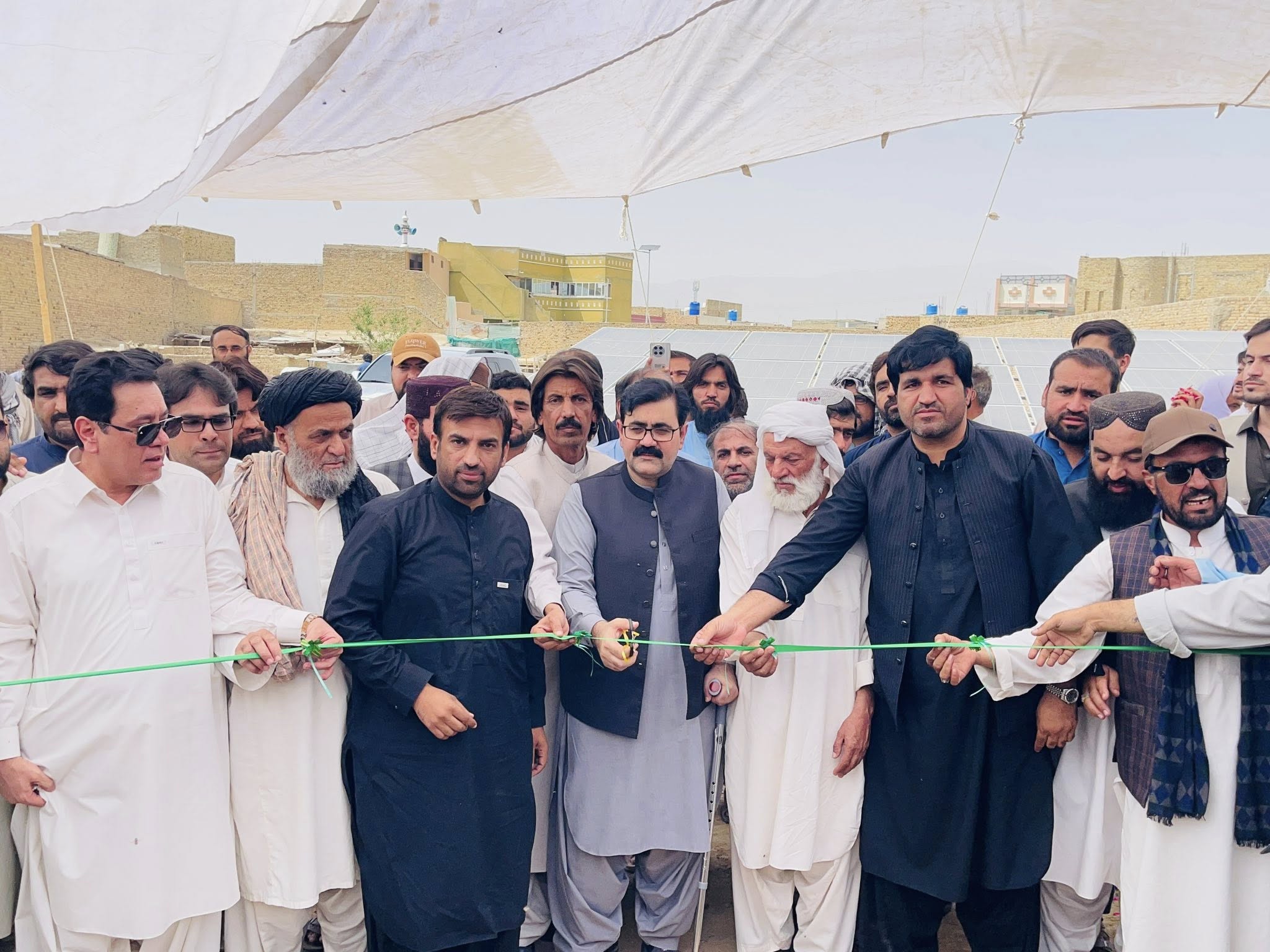 صوبائی وزیر صحت بخت محمد کاکڑ نے کلی عمر میں واٹر سپلائی اسکیم کا افتتاح کردیا