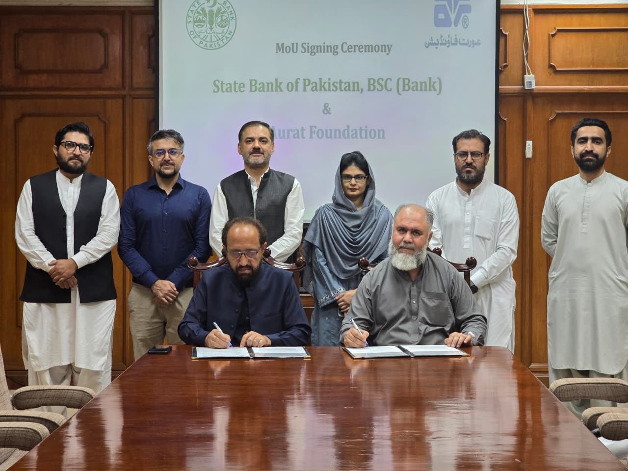 عورت فاؤنڈیشن بلوچستان اور اسٹیٹ بینک آف پاکستان کے درمیان مالیاتی شمولیت اور خواتین کے معاشی استحکام کے فروغ کیلئے مفاہمتی یادداشت پر دستخط