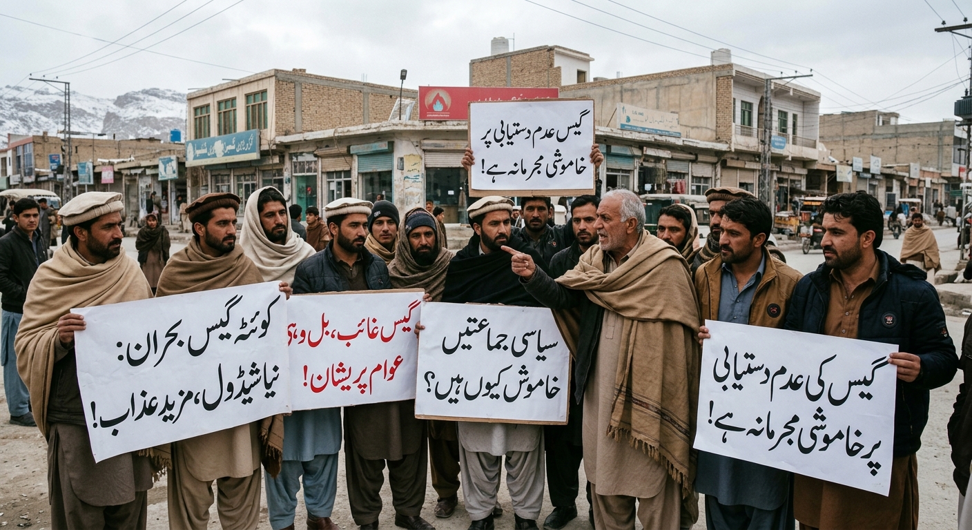 کوئٹہ میں گیس کا نیا شیڈول، سیاسی جماعتوں کی خاموشی کیوں؟