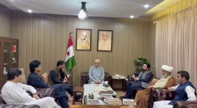 27 ستمبر کا مارچ مکمل طور پر پُر امن، آئینی اور جمہوری ہو گا: سہیل آفریدی، محمود خان اچکزئی اور علامہ راجہ ناصر عباس کے ملاقات میں اتفاق