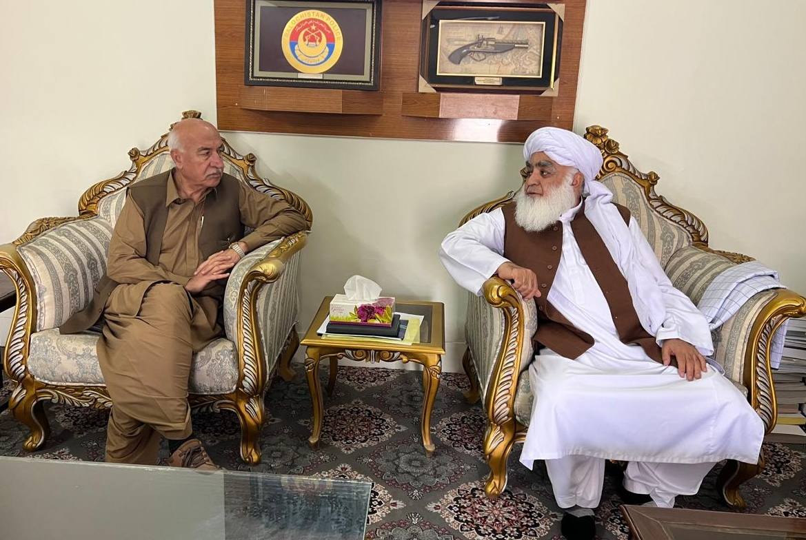 مولاناعبدالواسع  کی ڈاکٹر عبدالمالک بلوچ سے ملاقات  ، پیچیدہ صورتحال میں مشترکہ لائحہ عمل اختیار کرنے کےلیے گفت وشنید کا سلسلہ جاری رکھنے پر اتفاق